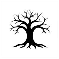 Beautiful Silhouette Tree Image vector