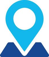 Map pin icon, simple, beautiful vector