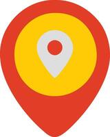 Map pin icon, simple, beautiful vector