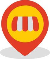 Map pin icon, simple, beautiful vector