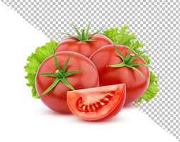 tomates isolados no fundo branco psd