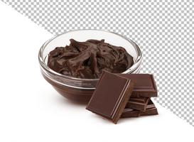 Schokolade Sahne isoliert auf Weiß Hintergrund psd