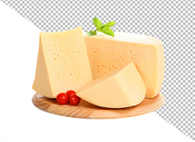pièce de fromage isolé psd