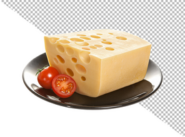 pezzo di formaggio isolato psd