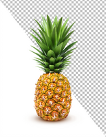 een ananas fruit geïsoleerd Aan wit achtergrond met knipsel pad psd