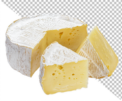 Camembert formaggio isolato su bianca sfondo psd