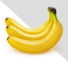 banaan geïsoleerd op witte achtergrond psd