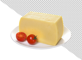 pezzo di formaggio isolato psd