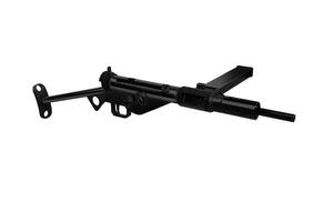 3d representación de arma de fuego con hombro estabilizador foto