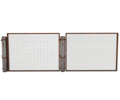 3d rendering wire fence, protection barrier photo