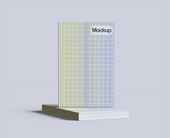 Hardcover book mockup editable psd