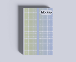 Hardcover book mockup editable psd