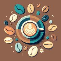 retro Coffee Poster vector