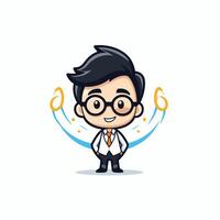 Businessman character design. Illustration.xA vector