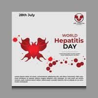 dia mundial de la hepatitis vector