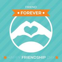 HAPPY FRIENDSHIP DAY vector