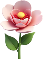 A Minimalistic rosebud icon. Ai-generated. png