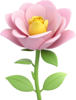 A Minimalistic rosebud icon. Ai-generated. png