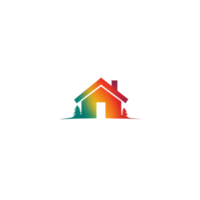 Collection of Simple House Logo Designs Isolated png