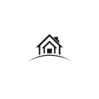 verzameling van gemakkelijk huis logo ontwerpen geïsoleerd png