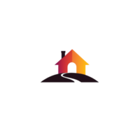 verzameling van gemakkelijk huis logo ontwerpen geïsoleerd png