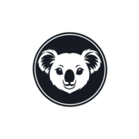 collezione di semplice koala logo disegni isolato png