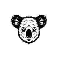 collection de Facile koala logo dessins isolé png