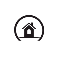 Sammlung von einfach Haus Logo Designs isoliert png