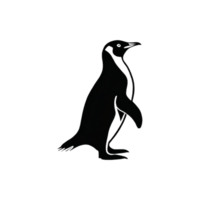 Sammlung von einfach Pinguin Logo Designs isoliert png