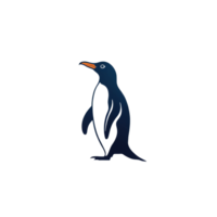 Collection of Simple Penguin Logo Designs Isolated png