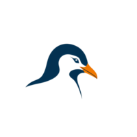 Sammlung von einfach Pinguin Logo Designs isoliert png