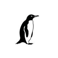 Sammlung von einfach Pinguin Logo Designs isoliert png