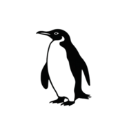 coleção do simples pinguim logotipo desenhos isolado png