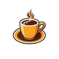 collezione di semplice caffè tazza logo disegni isolato png