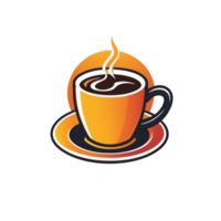 verzameling van gemakkelijk koffie kop logo ontwerpen geïsoleerd png