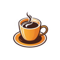 collection de Facile café tasse logo dessins isolé png