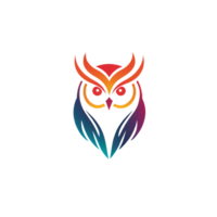 Collection of Simple Owl Logo Designs Isolated png