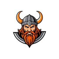 coleção do viking cabeça logotipo desenhos isolado png