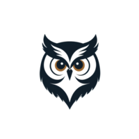 Collection of Simple Owl Logo Designs Isolated png