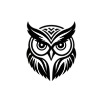 collection de Facile hibou logo dessins isolé png