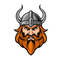 coleção do viking cabeça logotipo desenhos isolado png