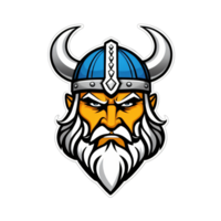 verzameling van viking hoofd logo ontwerpen geïsoleerd png