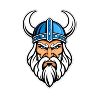 samling av viking huvud logotyp mönster isolerat png