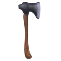 Iron Axe isolated on transparent png
