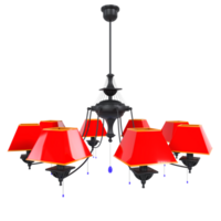 Chandelier isolated on transparent background png