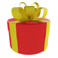 Gift Box isolated on transparent png