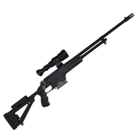 Sniper Rifle isolated on transparent png