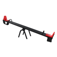 Teeter Tooter isolated on transparent png