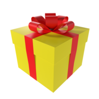 Gift Box isolated on transparent background png