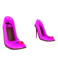 High Shoes isolated on transparent png